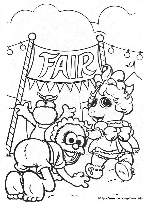 Muppet Babies coloring picture